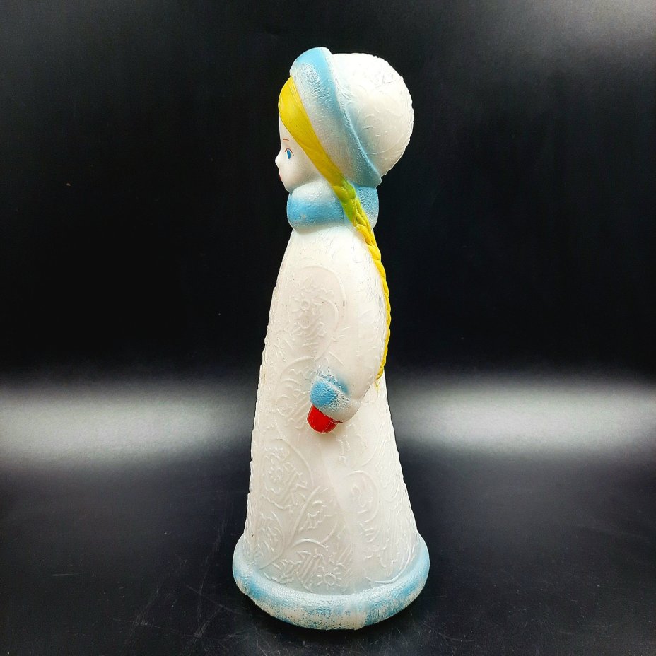 Игрушка под ёлку "Снегурочка", пластик, роспись, СССР, 1970-1990 гг.