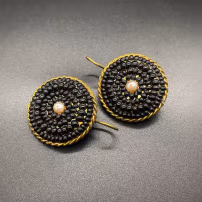Серьги из бисера