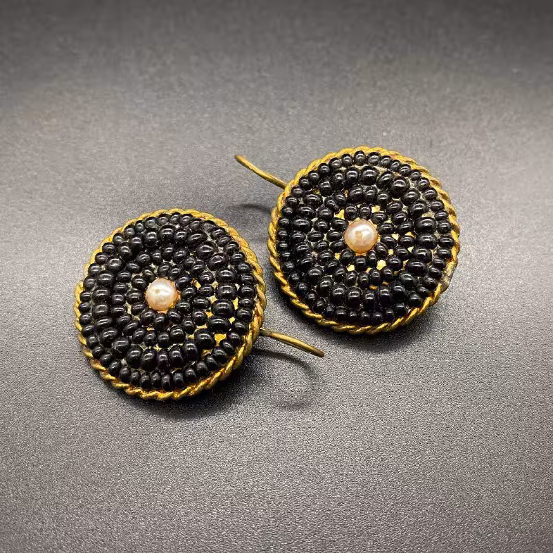 Серьги из бисера