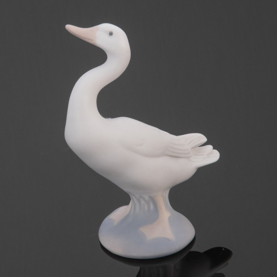 Статуэтка "Гусь", бисквит, роспись, Lladro, Испания, 1971-1974 гг., Lladro
