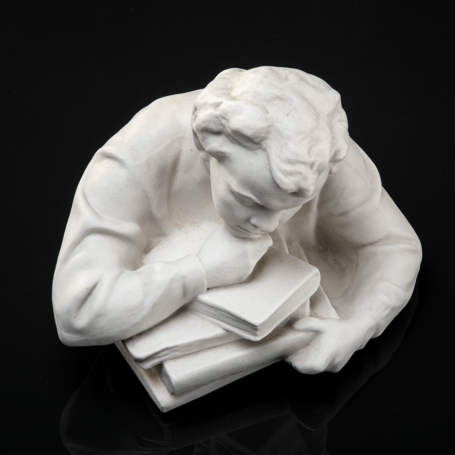 Статуэтка (бюст) "Юный Ленин за книгами", автор Б.В. Едунов
