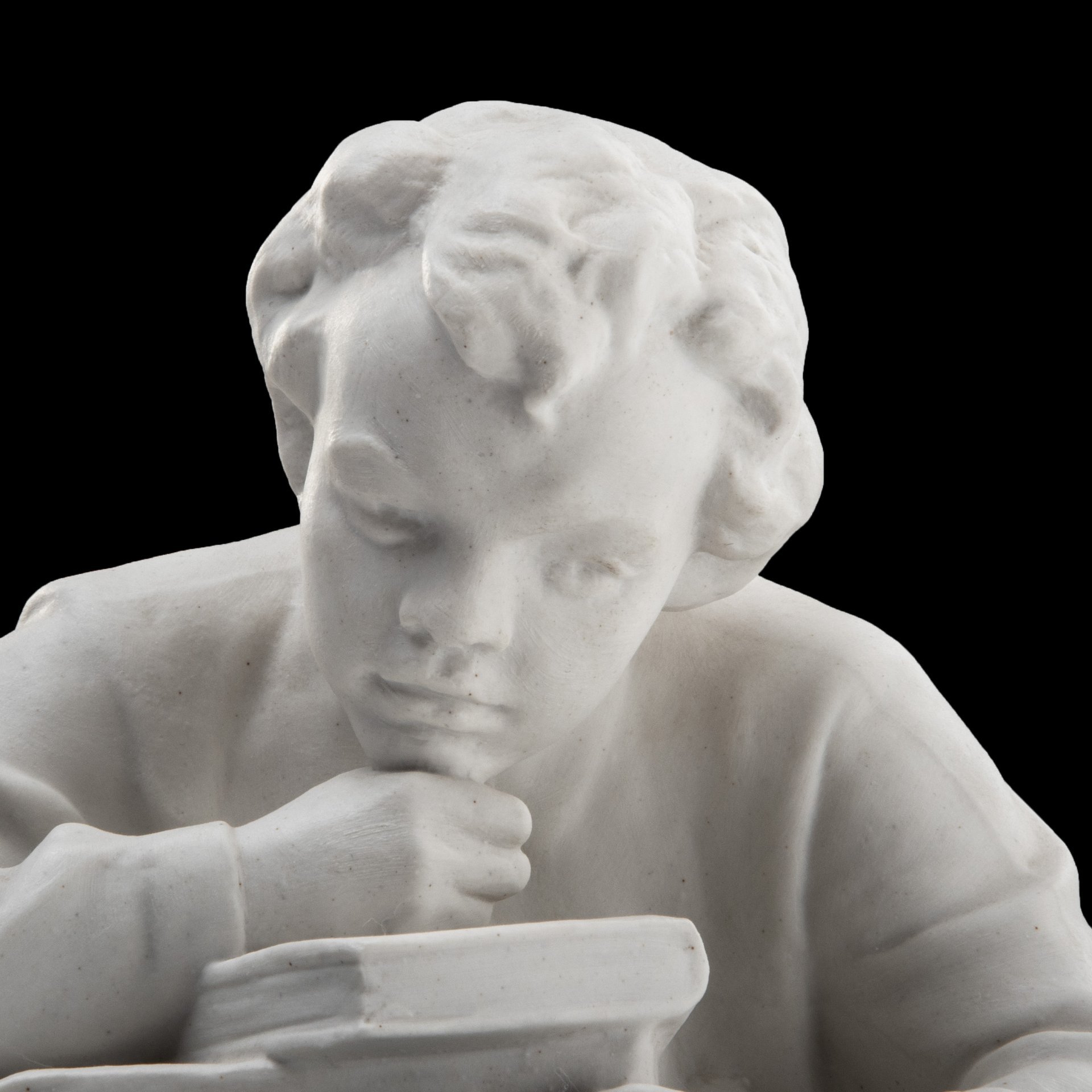 Статуэтка (бюст) "Юный Ленин за книгами", автор Б.В. Едунов