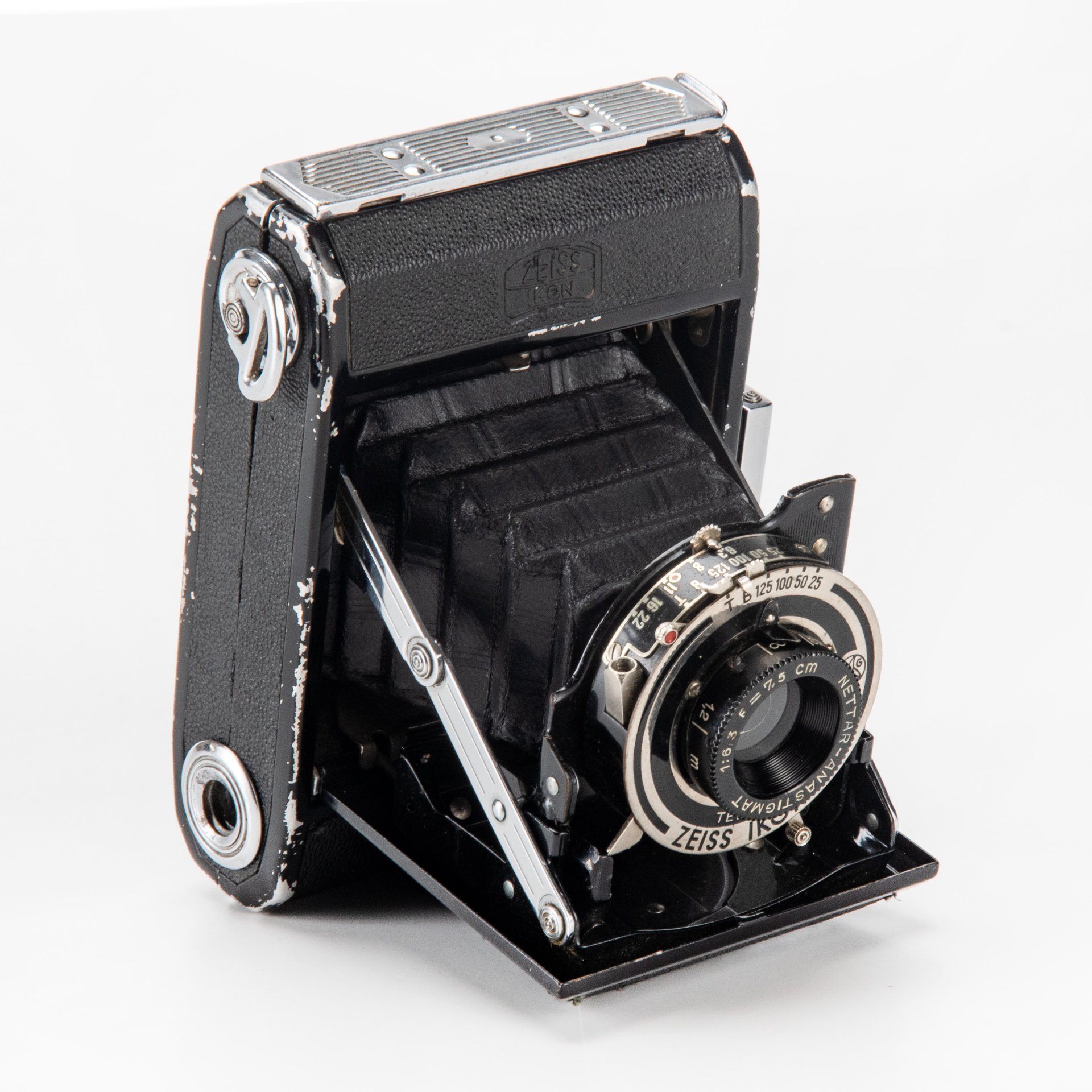 Фотоаппарат "Nettar 515", металл, кожа, стекло, Carl Zeiss, Carl Zeiss