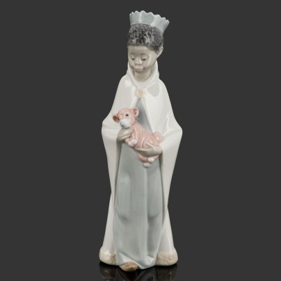 Статуэтка "Мальчик с мишкой", автор Juan Huerta, фарфор, роспись, Lladro, Lladro