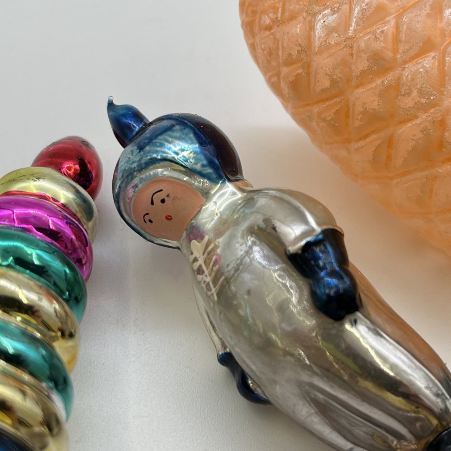 Набор ёлочных игрушек различных форм и расцветок (6 шт.)