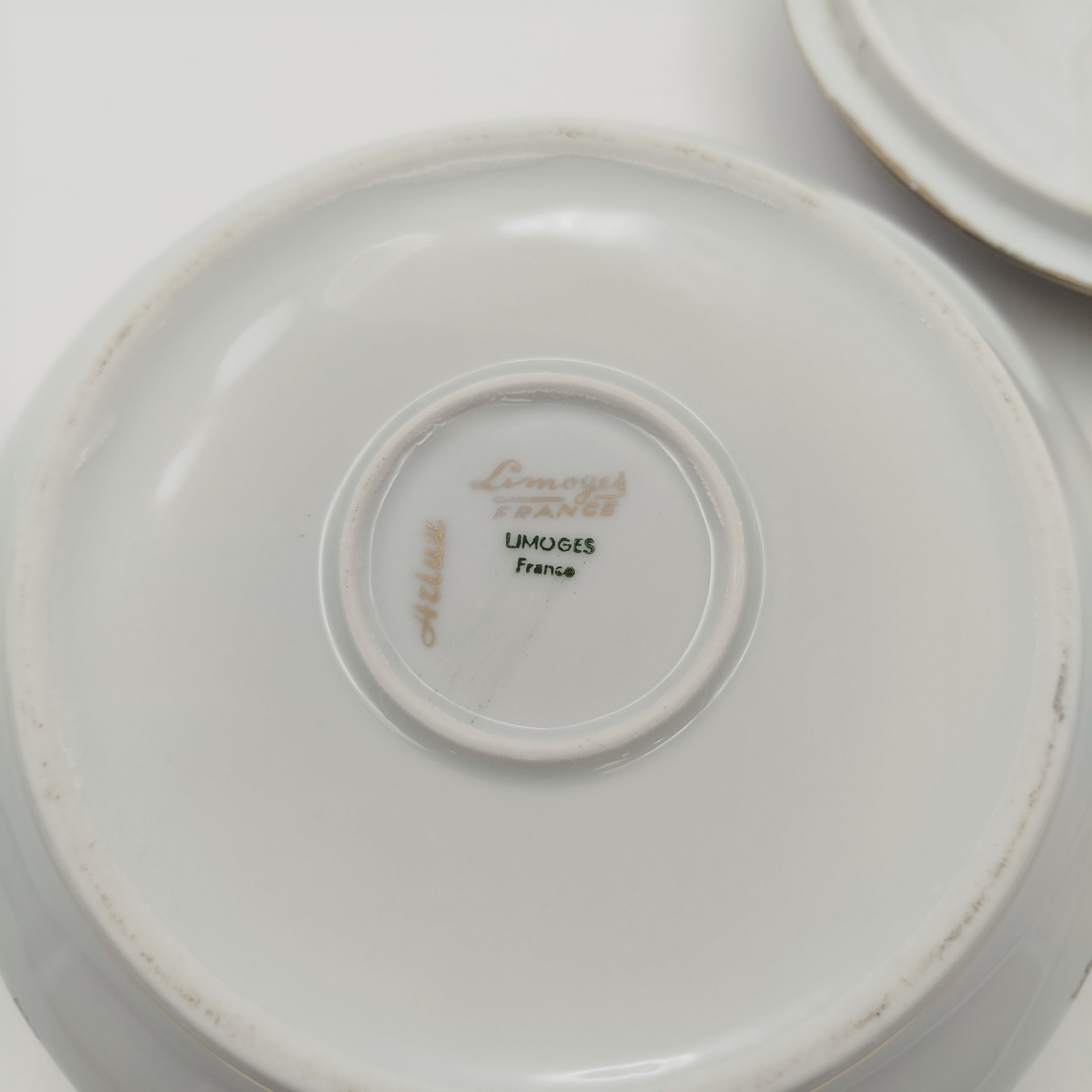 Шкатулка круглой фирмы, "Limoges", фарфор, деколь, золочение, Франция, 1950-1980 гг.