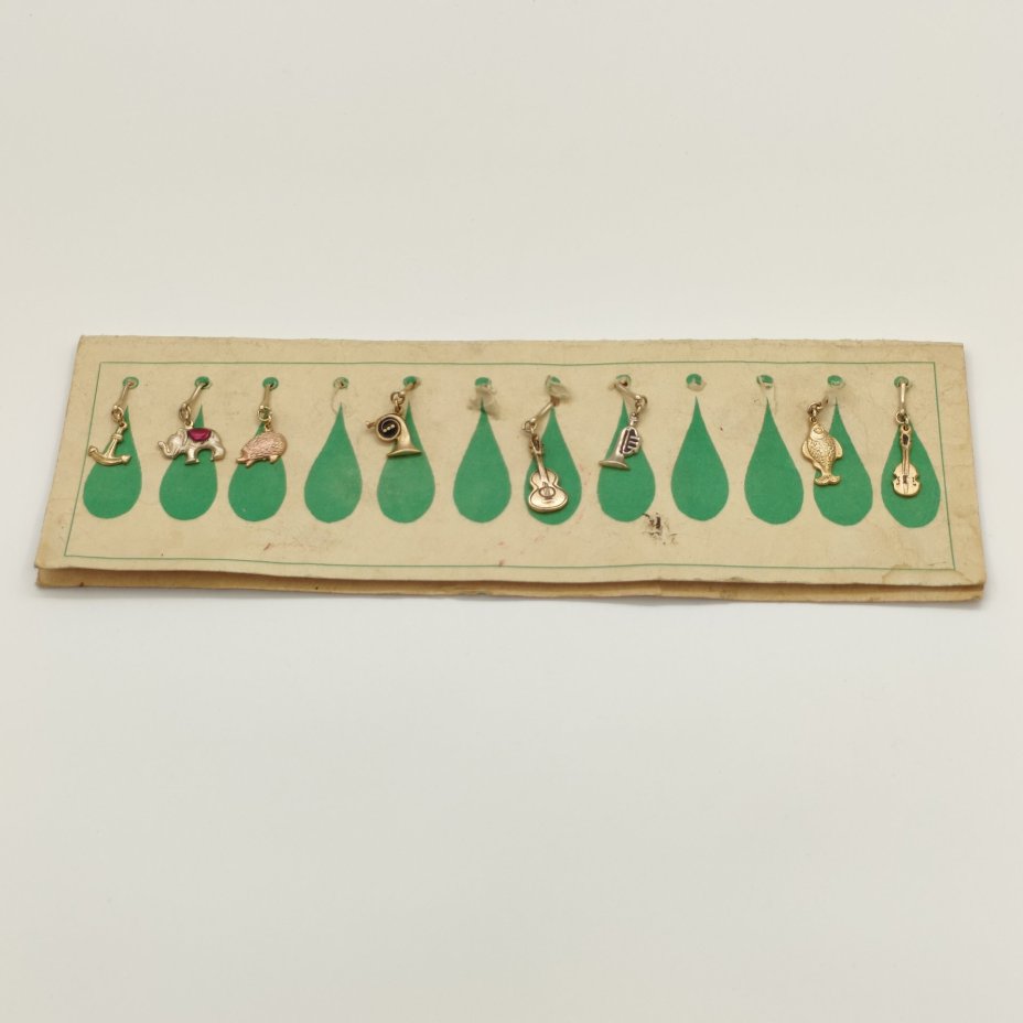 Набор подвесок сувенирный разных форм (8 шт.), Львовское производственное объединение "Полонина"