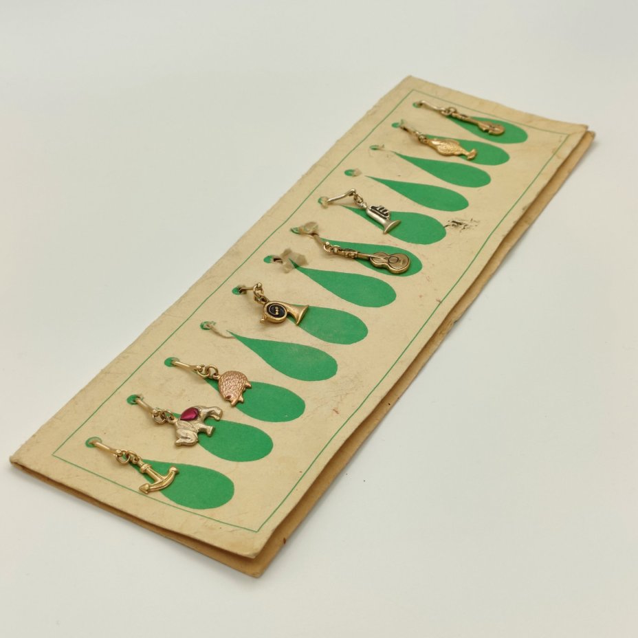 Набор подвесок сувенирный разных форм (8 шт.), Львовское производственное объединение "Полонина"