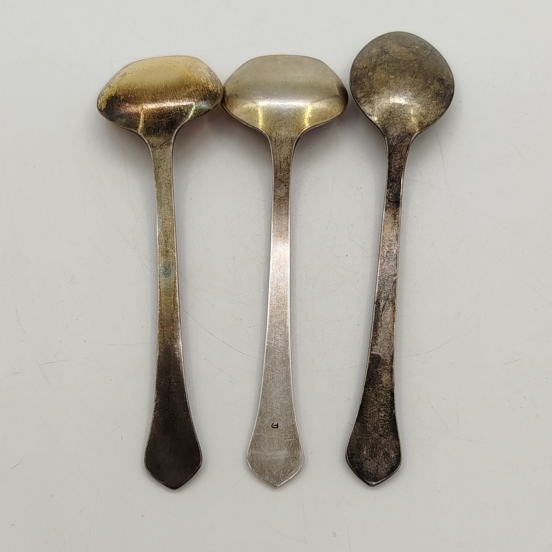 Набор из 3-х лопаток (совочков для чая и варенья) с геометрическим декором