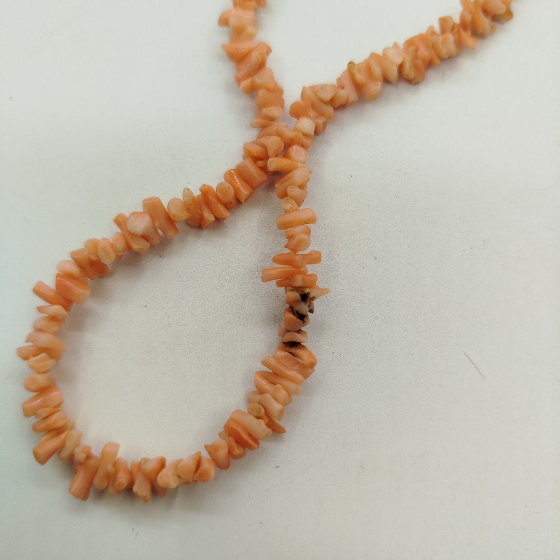 Бусы с бусинами разной формы, натуральный камень, металл, СССР, 1970-1990 гг.