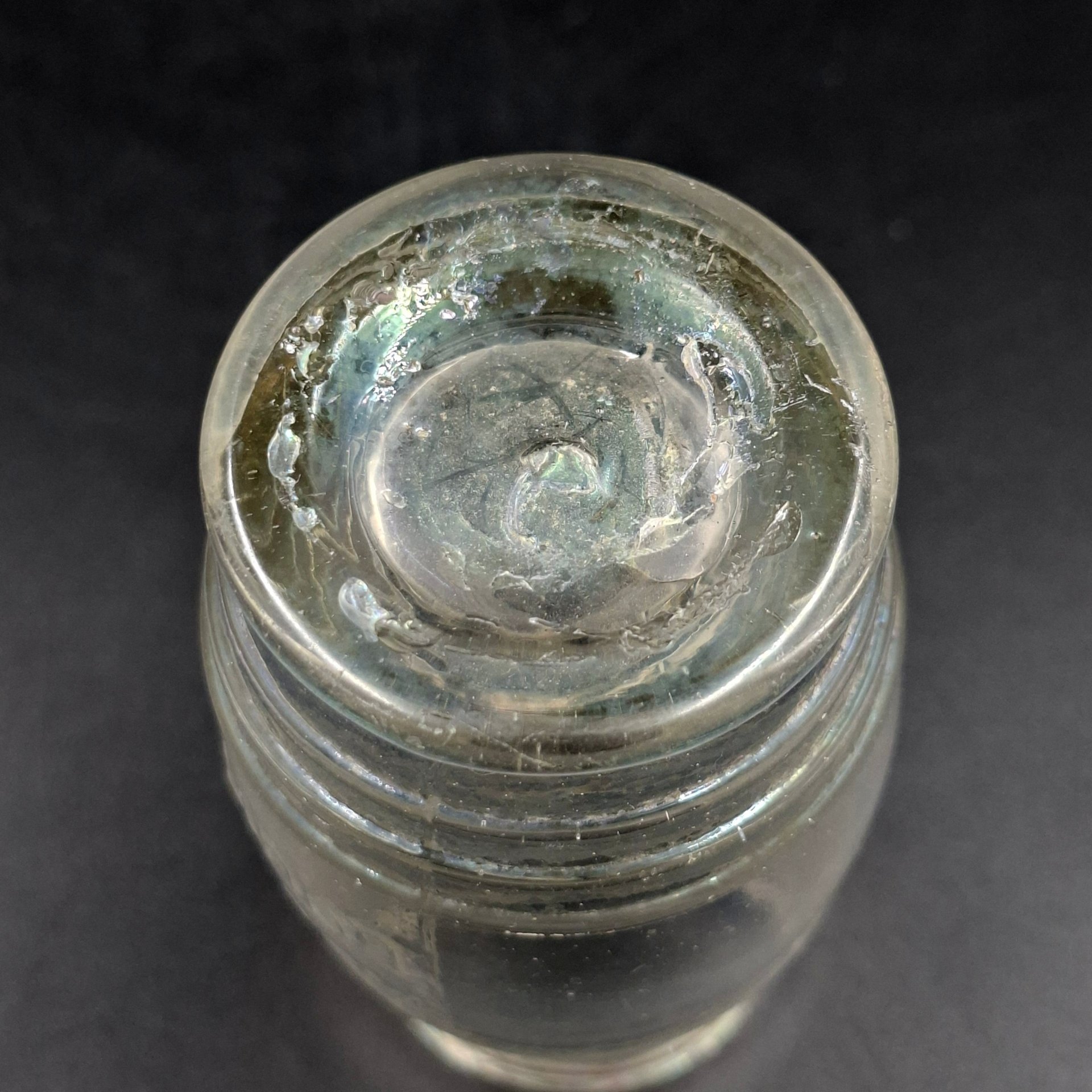 Баночка из-под горчицы "MOUTARDE DIAPHANE LOUIT FRERES&Cie"