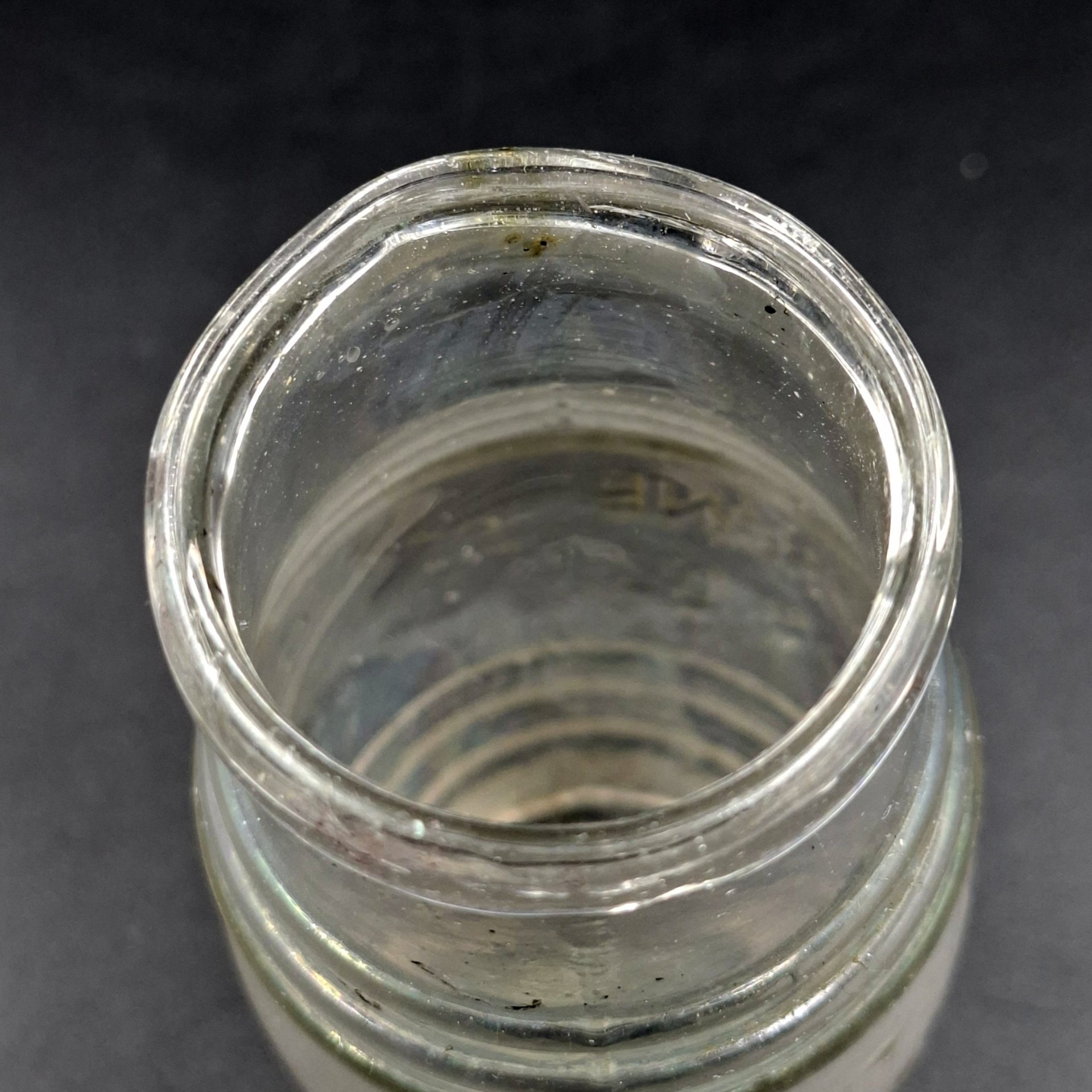 Баночка из-под горчицы "MOUTARDE DIAPHANE LOUIT FRERES&Cie"