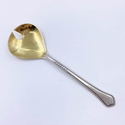 Ложка сервировочная (для варенья), украшенная геометрическим декором, Таллинский ювелирный завод