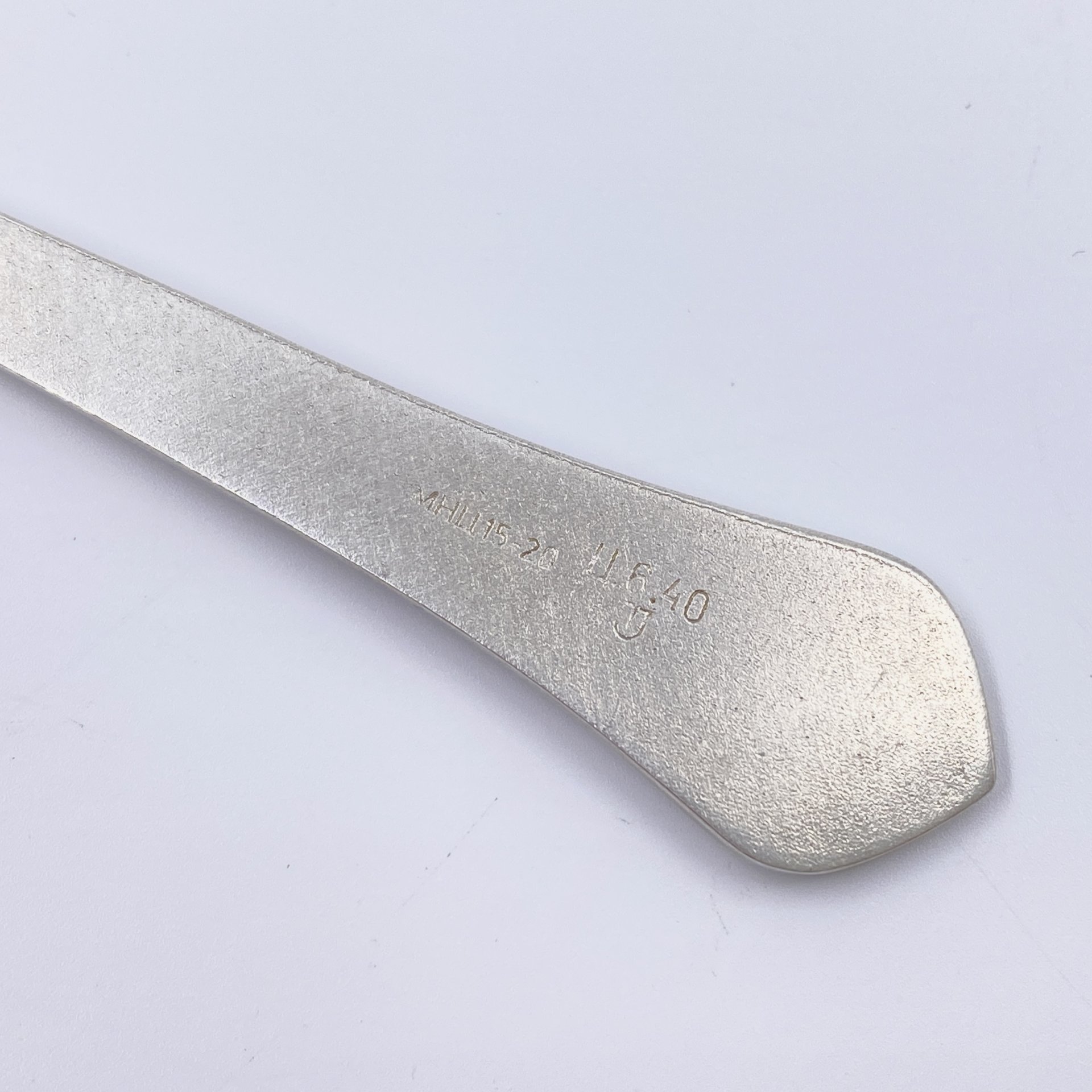 Ложка сервировочная (для варенья), украшенная геометрическим декором, Таллинский ювелирный завод