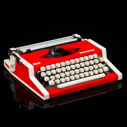 Машинка печатная "Unis TBM De Luxe" в оригинальном кофре, металл, пластик, Tvornica Biro Mašina, Югославия, 1970-1990 гг.