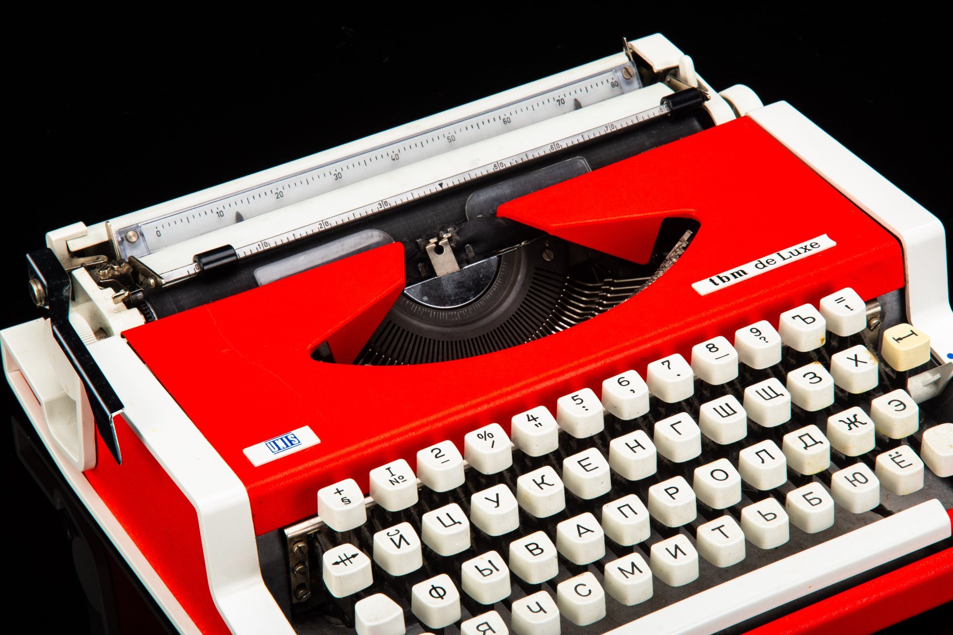 Машинка печатная "Unis TBM De Luxe" в оригинальном кофре, металл, пластик, Tvornica Biro Mašina, Югославия, 1970-1990 гг.