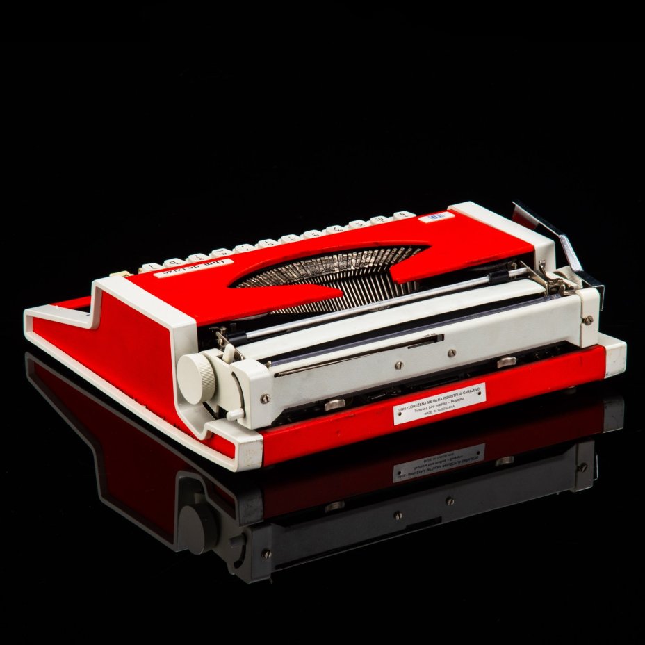 Машинка печатная "Unis TBM De Luxe" в оригинальном кофре, металл, пластик, Tvornica Biro Mašina, Югославия, 1970-1990 гг.