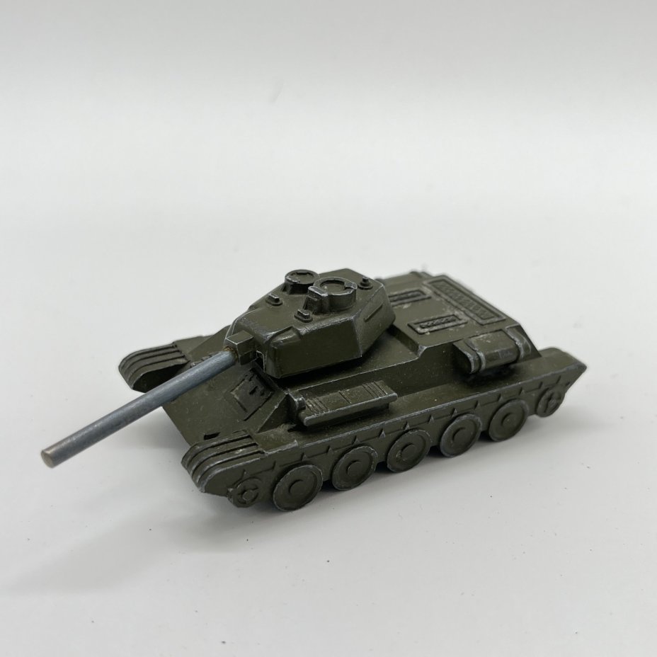 Масштабная модель "Танк Т-34" из серии "Военная техника", металл, пластик, Тульский патронный завод (ТПЗ), СССР, 1970-1990 гг.