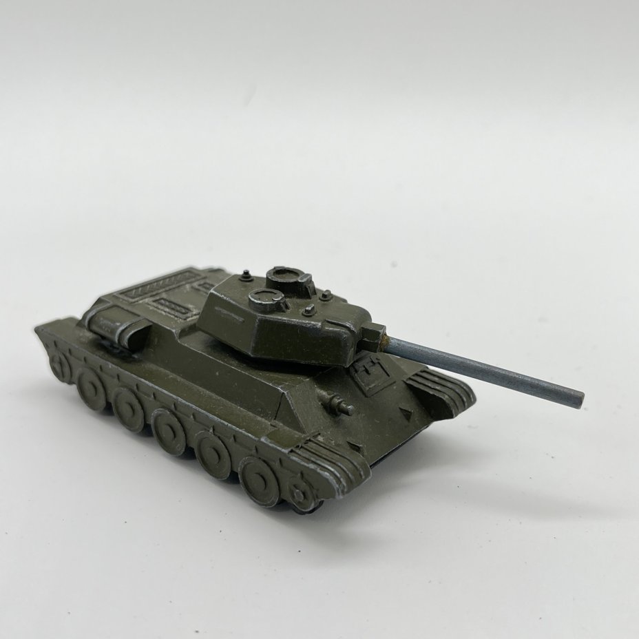 Масштабная модель "Танк Т-34" из серии "Военная техника", металл, пластик, Тульский патронный завод (ТПЗ), СССР, 1970-1990 гг.