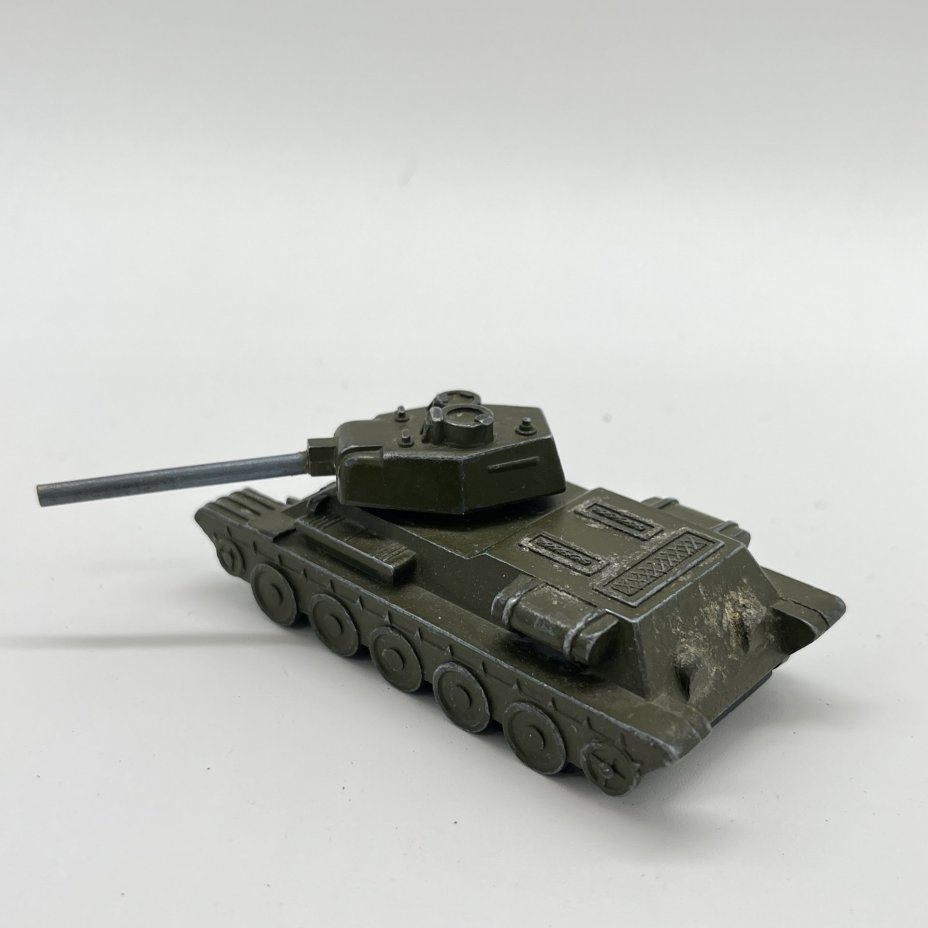 Масштабная модель "Танк Т-34" из серии "Военная техника", металл, пластик, Тульский патронный завод (ТПЗ), СССР, 1970-1990 гг.