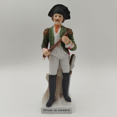 Статуэтка "Маршалл империи" ("marechal de l'Empire"), фарфор, бисквит, роспись, Южная Корея, 1960-1990 гг.