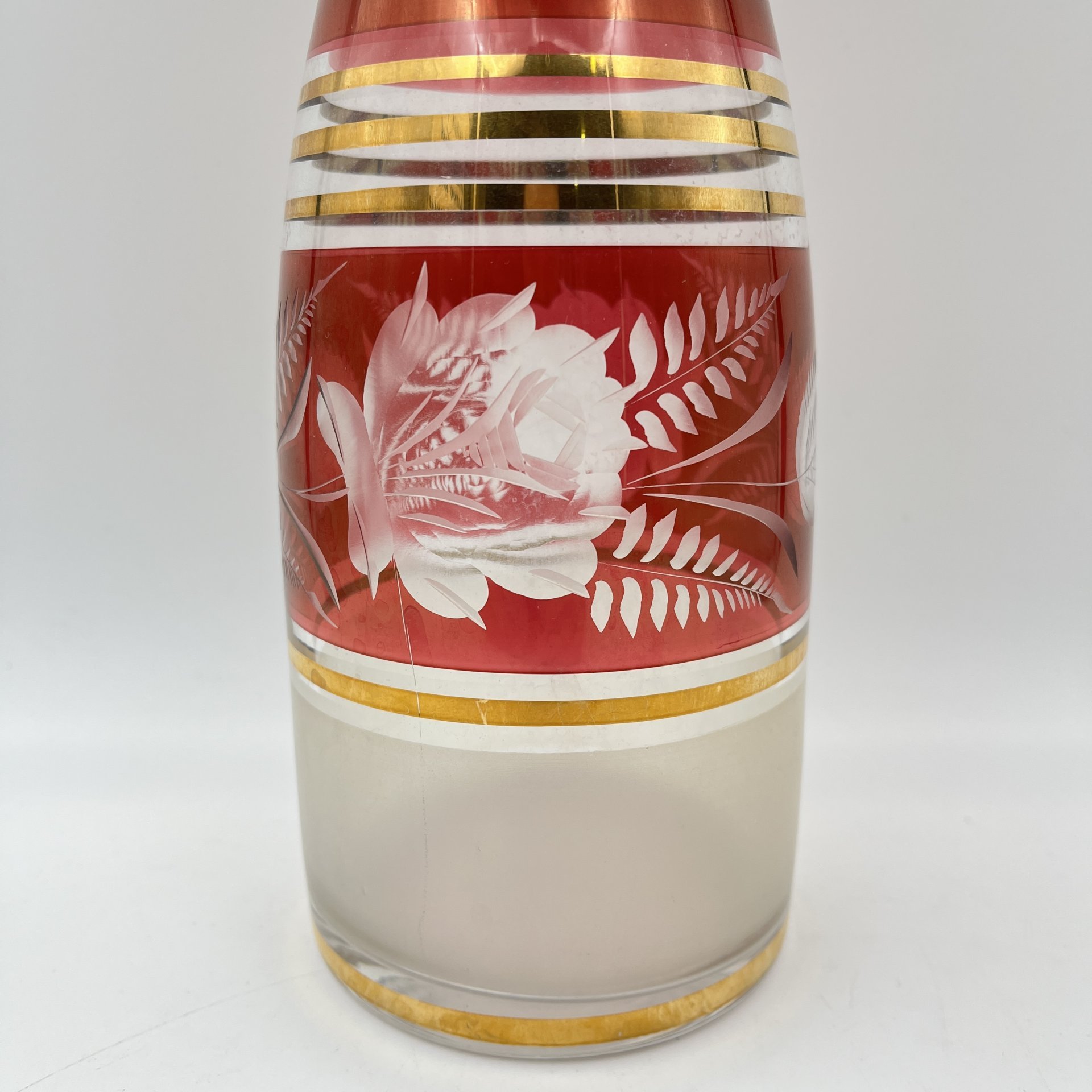 Штоф с цветочным декором