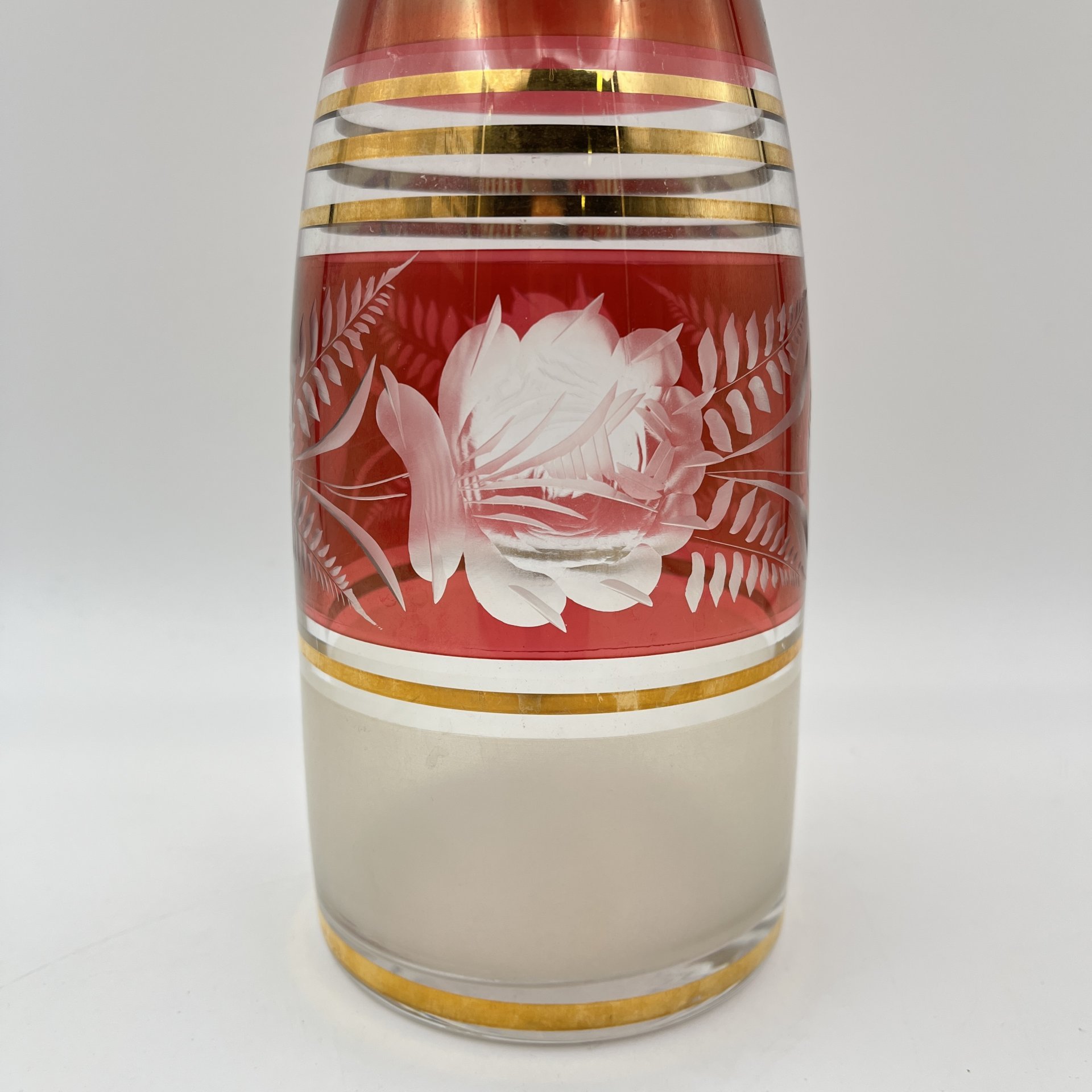 Штоф с цветочным декором