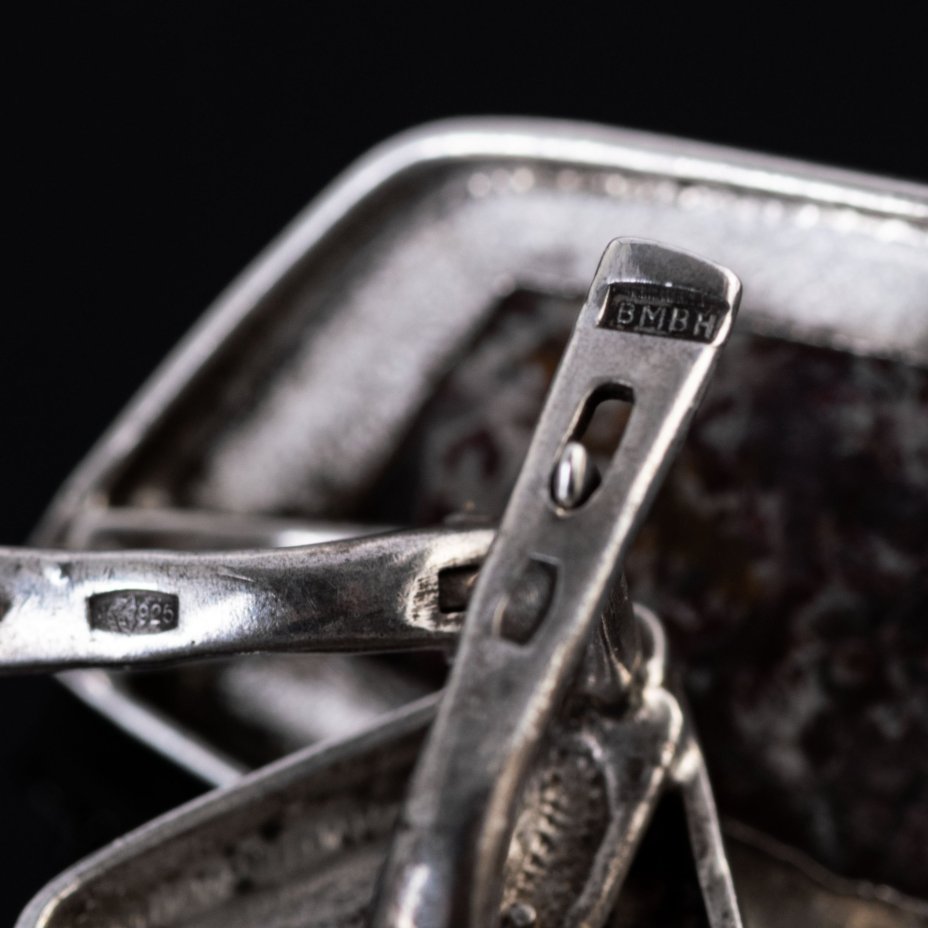 Серьги ромбовидной формы