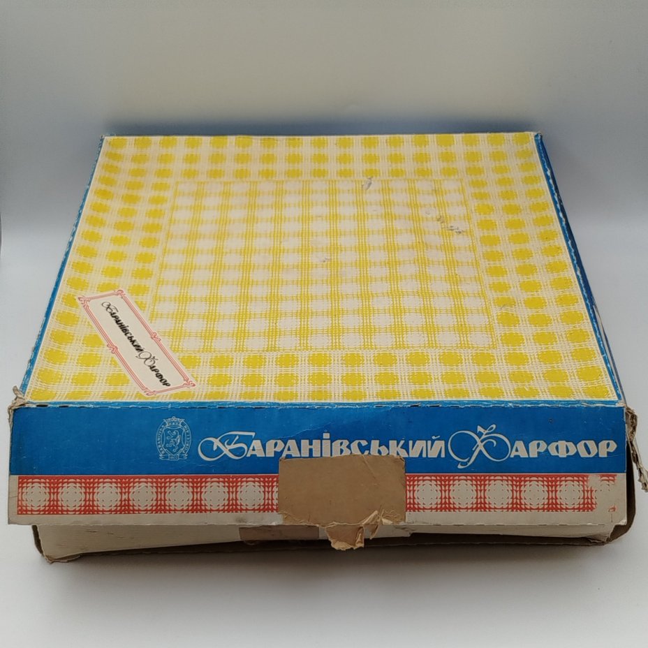 Набор из шести чайных пар "Золотой веер", в оригинальной коробке