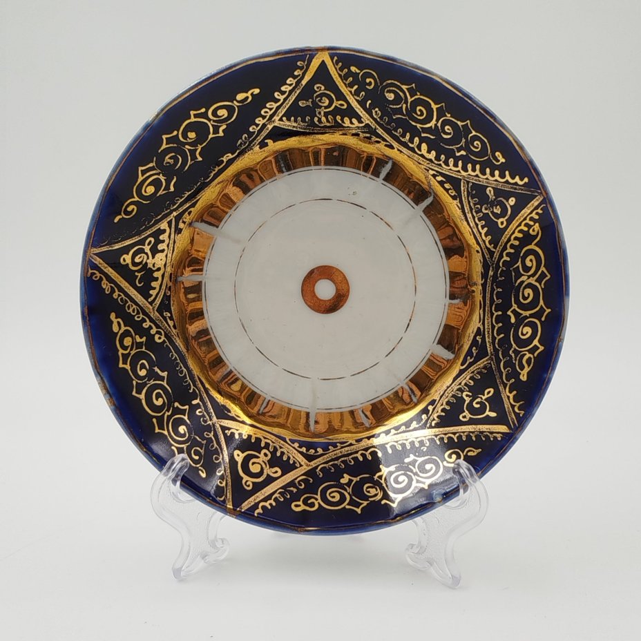 Блюдце глубокое с орнаментальным декором