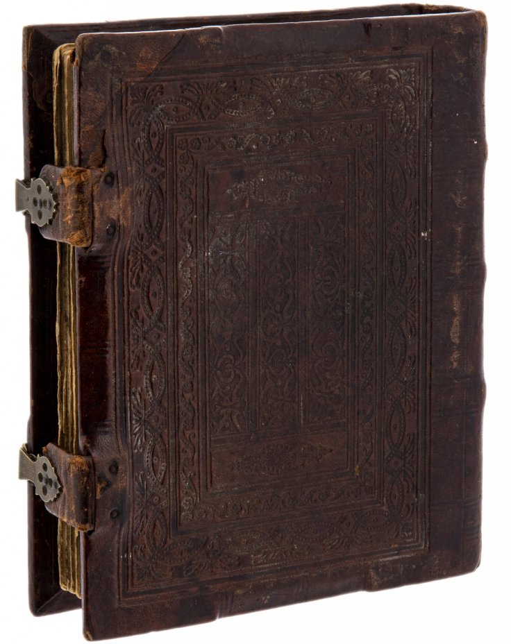 "Страсти Христовы", кожа, бумага, печать, Российская Империя, 1910 гг.