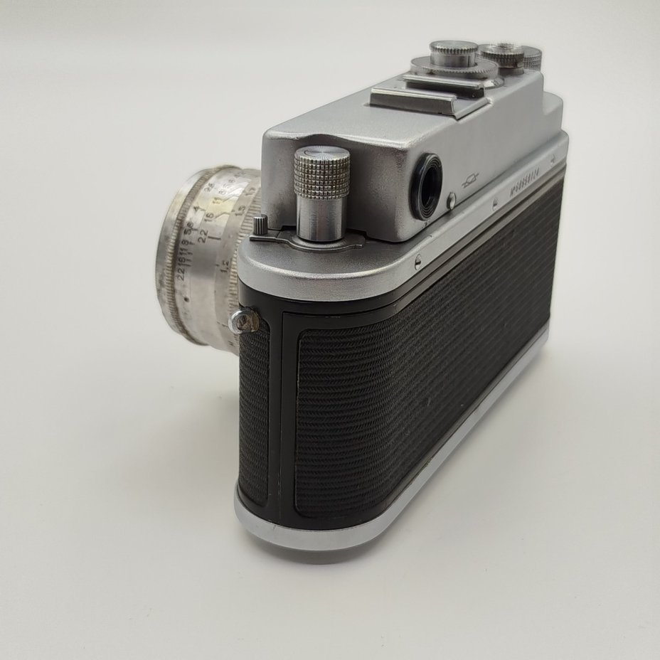 Фотоаппарат "Зоркий-4" с объективом "Юпитер-8", в оригинальном кофре, металл, пластик, стекло, кожа, Красногорский механический завод (КМЗ), СССР, 1956-1973 гг.