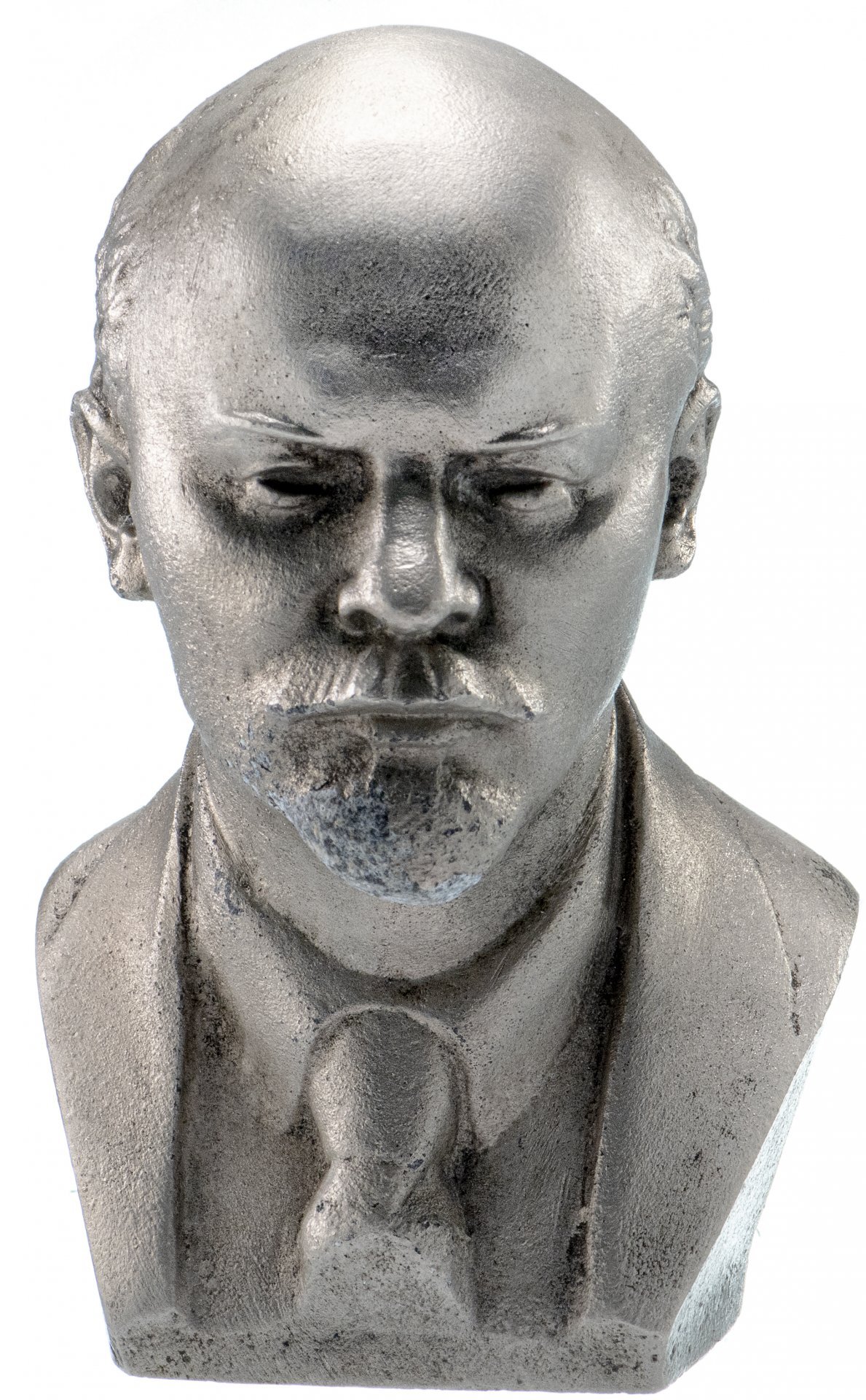 Бюст "Владимир Ильич Ленин", силумин, литье, скульптор Б.А.Петров, СССР, 1970-1980 гг.