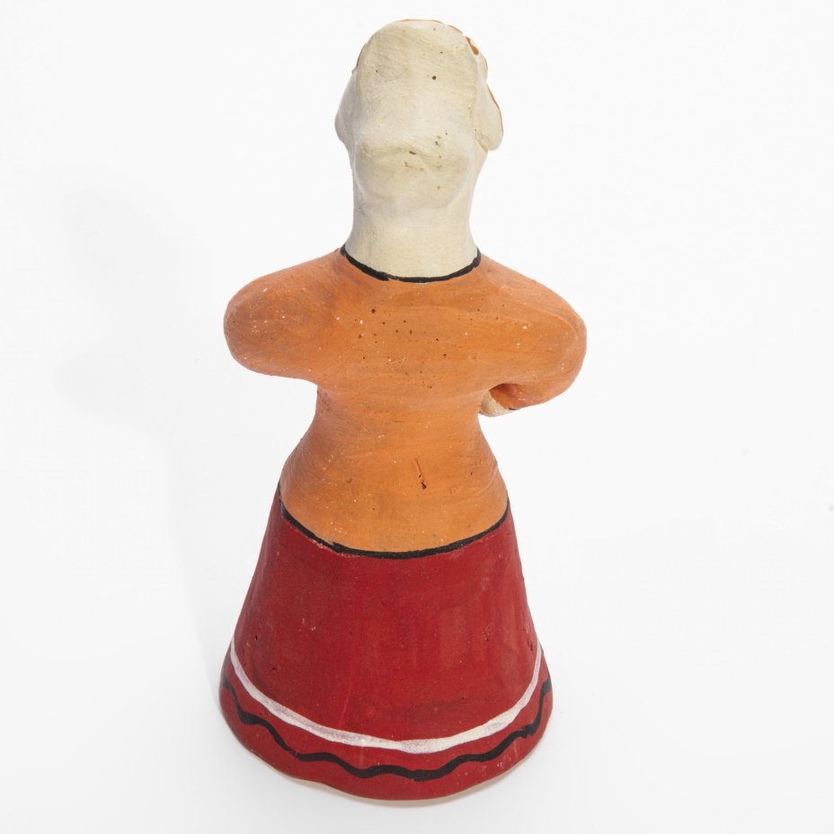 Каргопольская глиняная игрушка, ручная роспись, СССР, 1970-1990 гг.