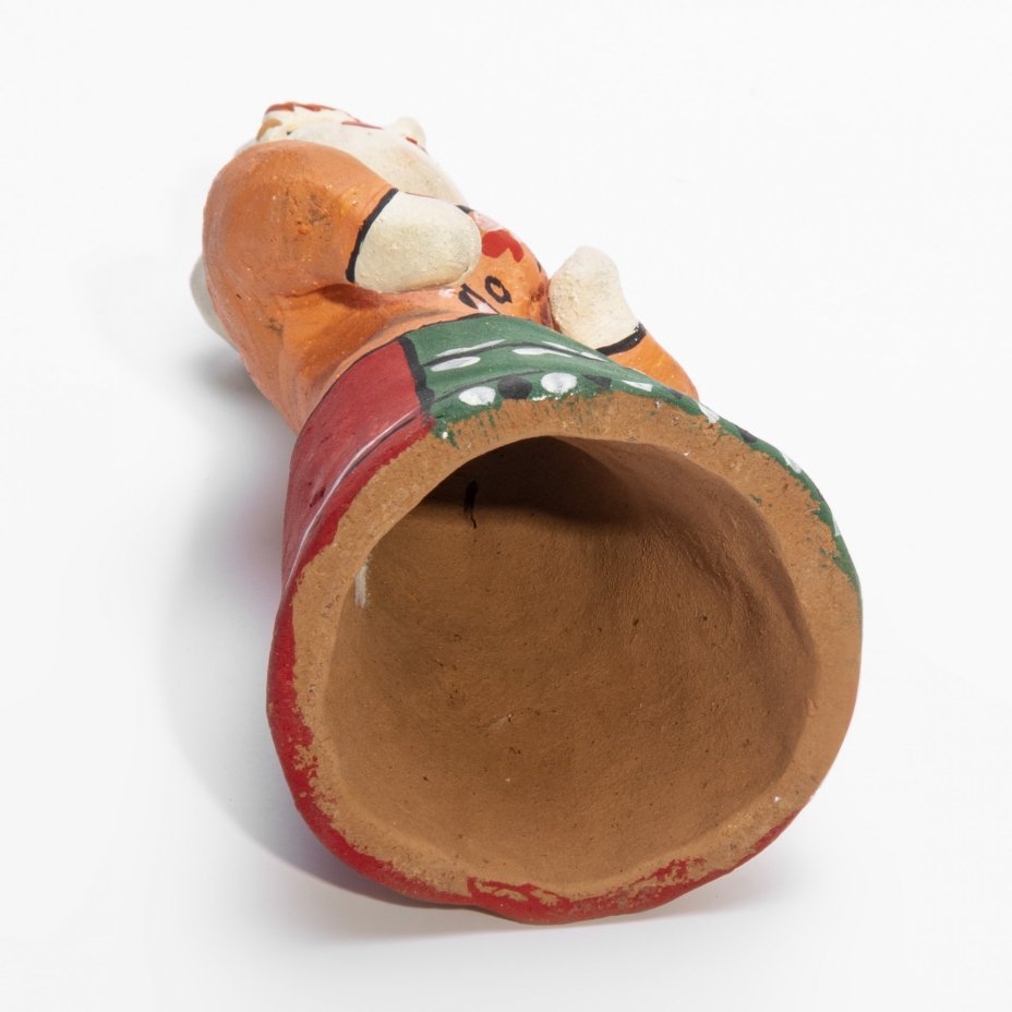 Каргопольская глиняная игрушка, ручная роспись, СССР, 1970-1990 гг.