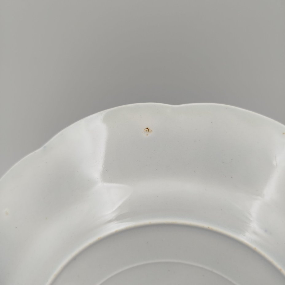 Тарелка пирожковая с декором «Луковый узор», фаянс, деколь, Johnson Brothers, Великобритания, 1880-1913 гг.