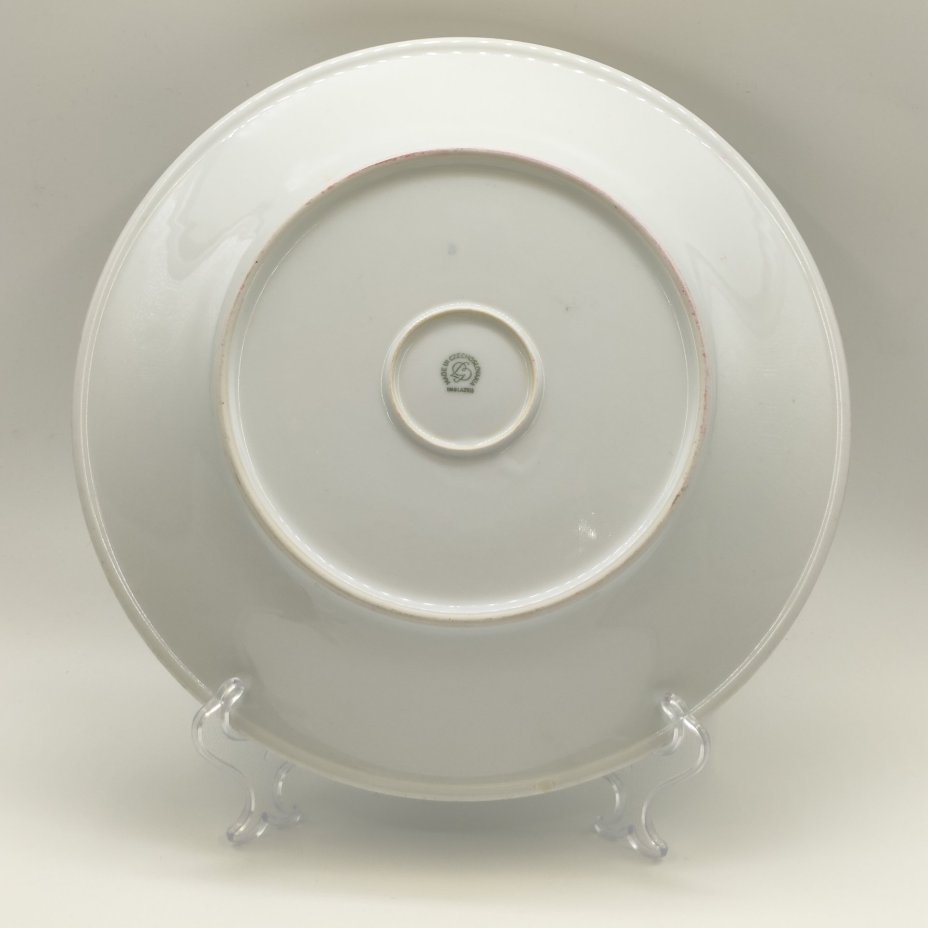 Блюдо сервировочное "Прага", фарфор, деколь, Gebrüder Benedikt, Чехословакия, 1970-1980 гг.