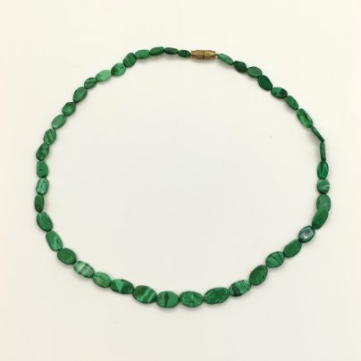 Бусы из бусин под малахит, металл, композитный материал, СССР, 1970-1990 гг.