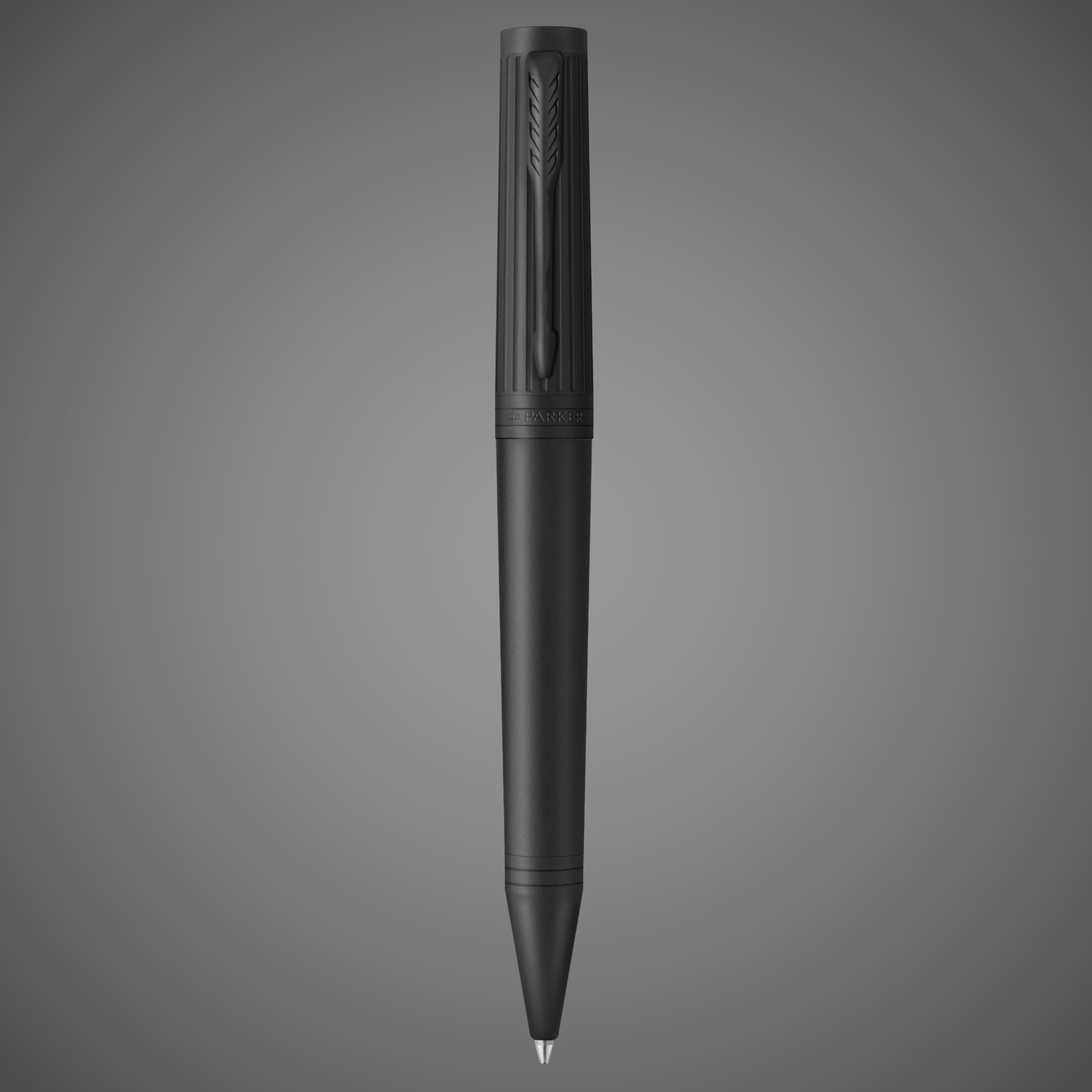 Шариковая ручка Parker "Ingenuity Black BT" стержень:M, цвет чернил: black, подарочная упаковка, Покрытия: PVD-покрытие, лак, легированная сталь