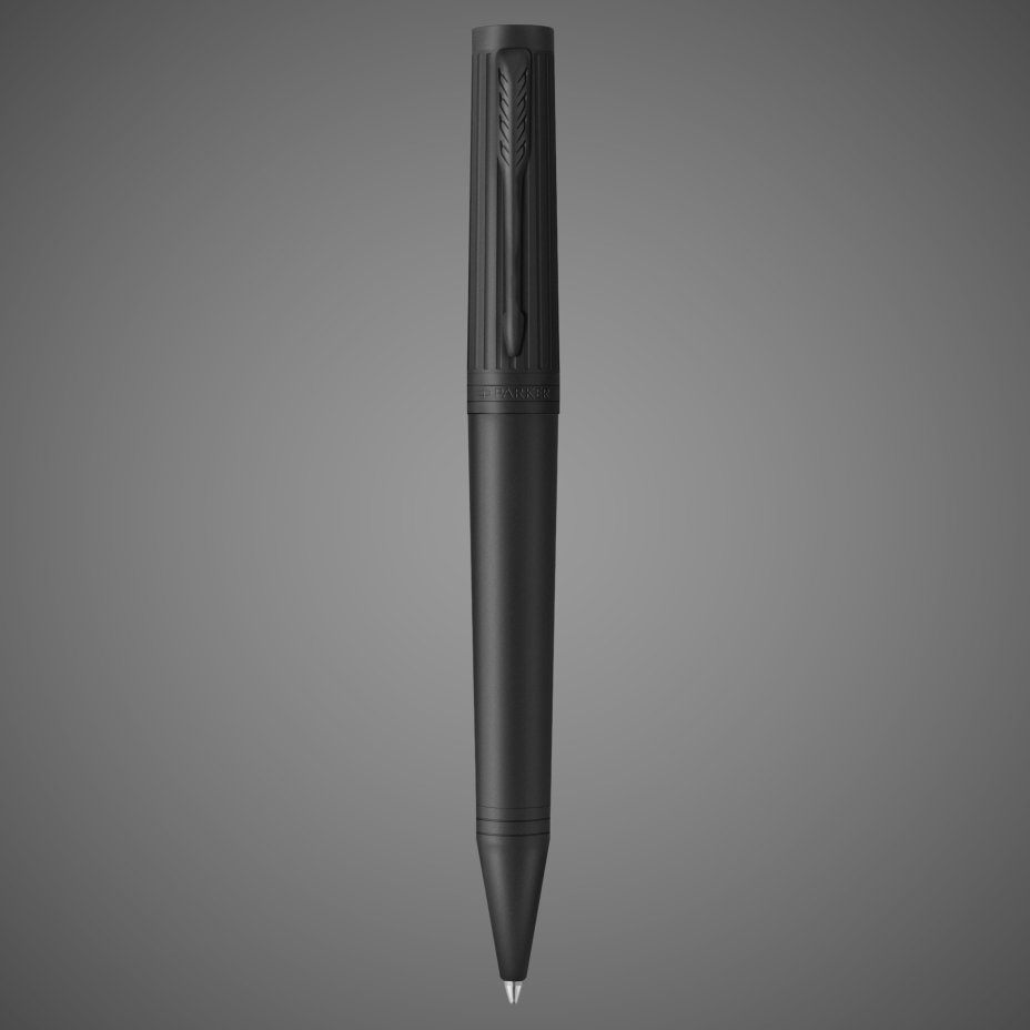 Шариковая ручка Parker "Ingenuity Black BT" стержень:M, цвет чернил: black, подарочная упаковка, Покрытия: PVD-покрытие, лак, легированная сталь