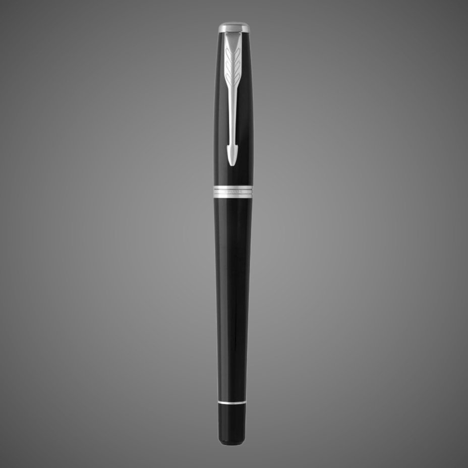 Ручка-роллер Parker Urban Core черный глянцевый лак, Cab CT, T309, Fblack, Лаки и смолы: лак, нержавеющая сталь