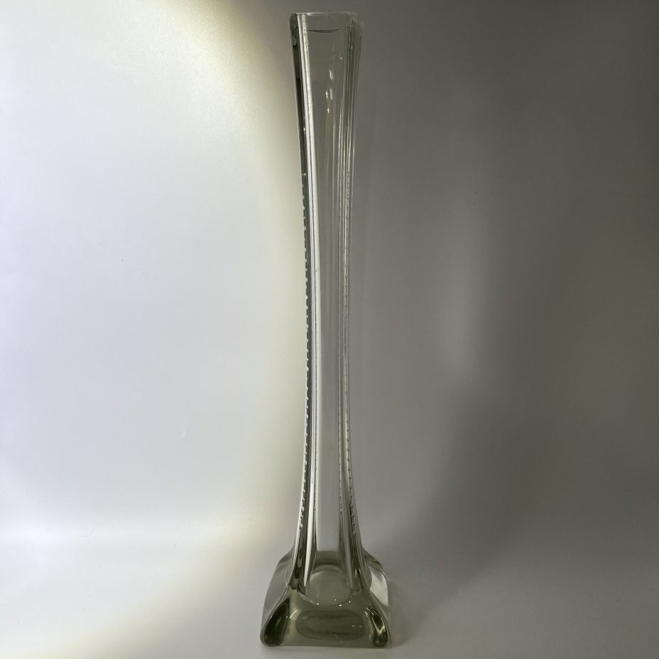 Ваза "Берц", стекло, гранение, СССР, 1950-1970 гг.