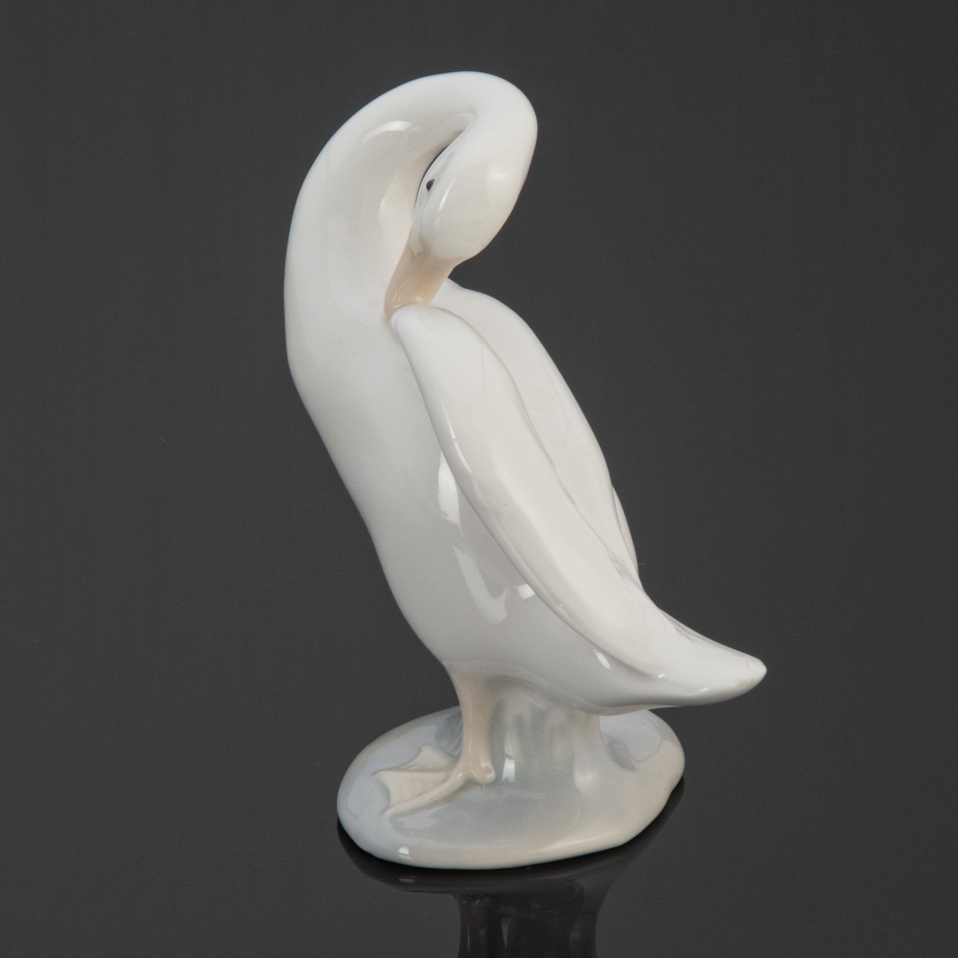 Статуэтка "Гусь, чистящий перья", Lladro