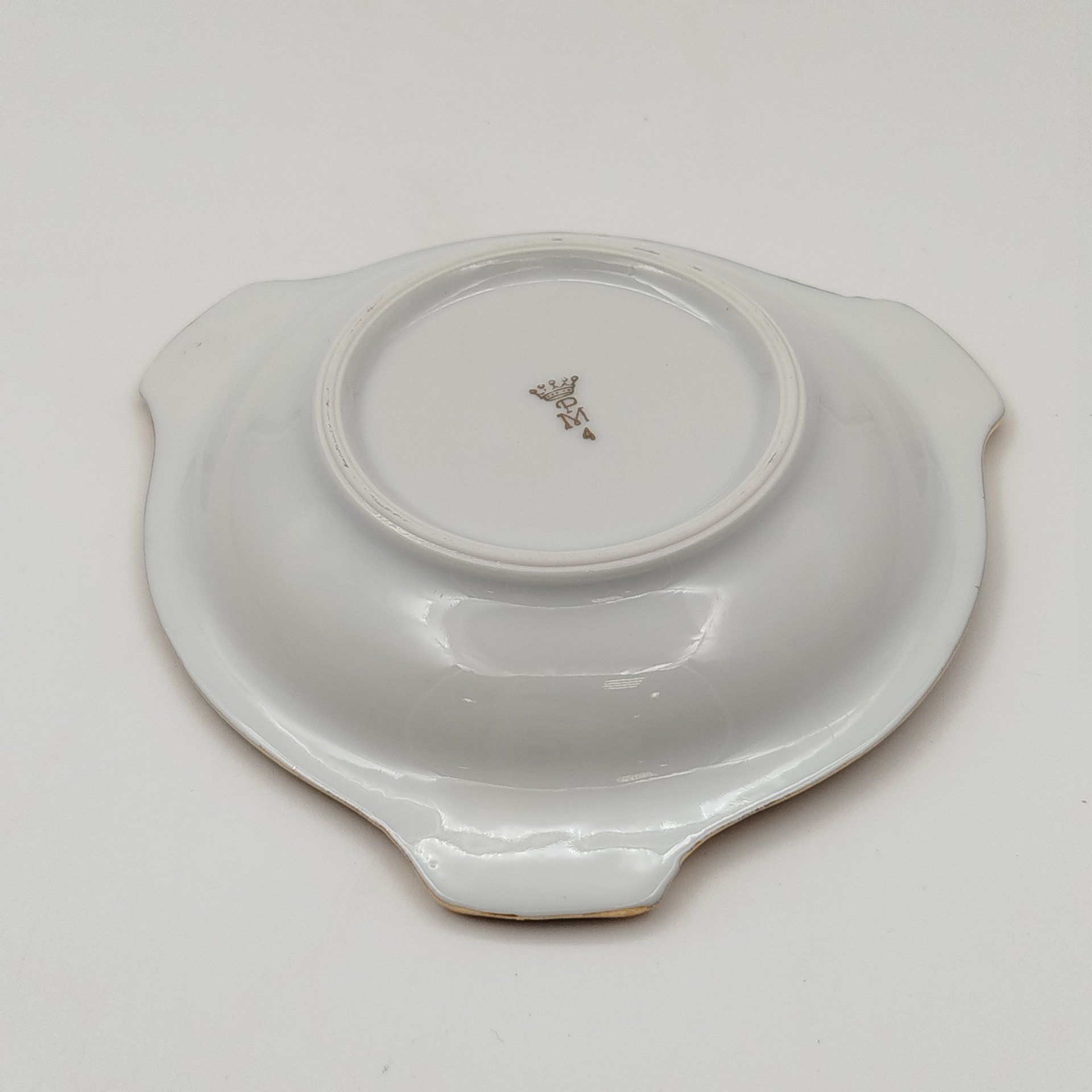 Пепельница "Смольный институт", Friedrich Eger & Co. KG, фарфор, деколь, крытье, золочение, ГДР, 1967 г.