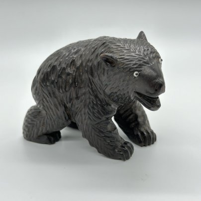 Статуэтка "Медведь", дерево, композитный материал, резьба, Китай, 1950-1980 гг., Китай