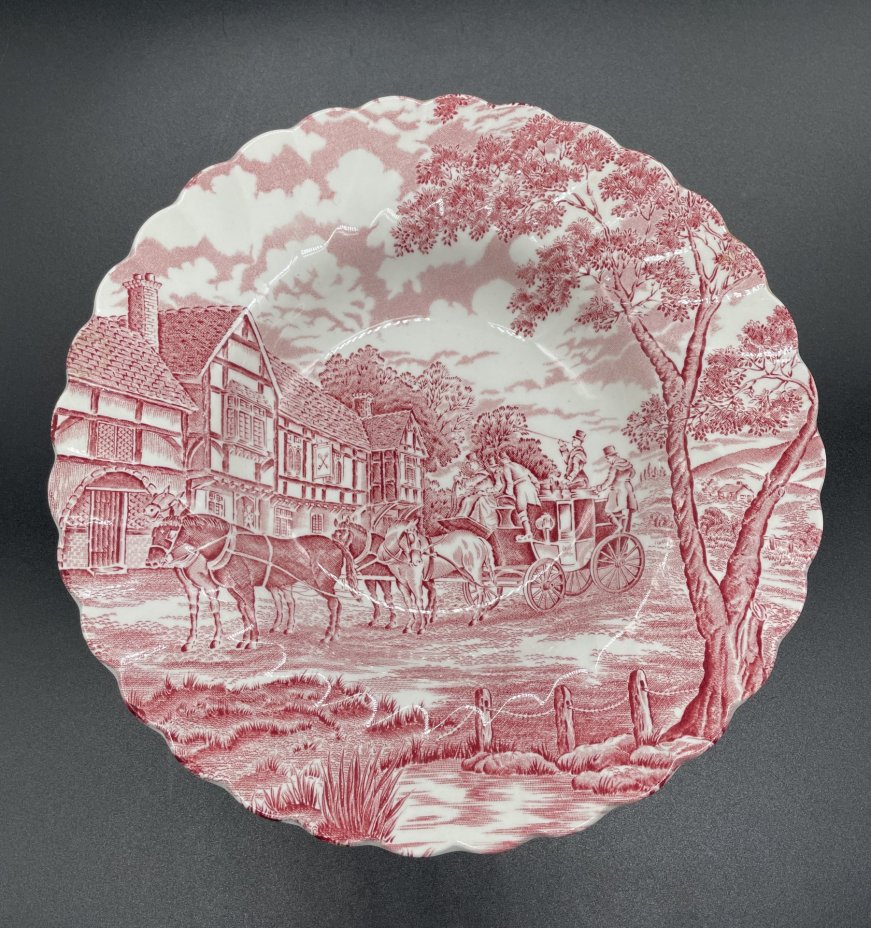Тарелка суповая из серии "Myott Royal Mail", Staffordshire