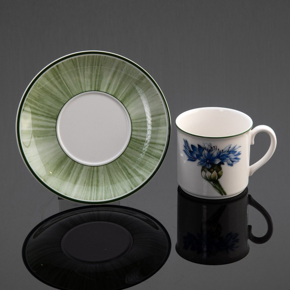 Набор из 6 кофейных пар из коллекции FLORA Country Collection (Bleuet), Villeroy & Boch