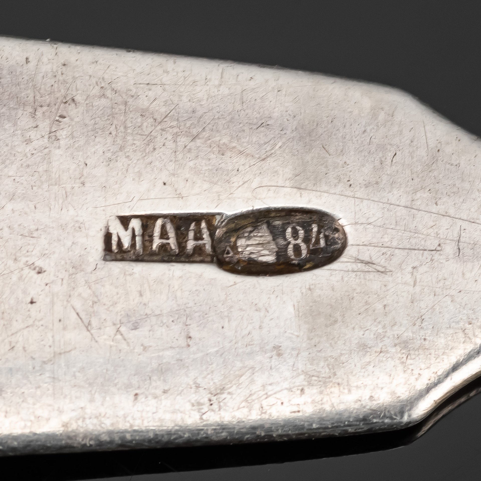 Ложка чайная, мастер-монограммист "МАА"