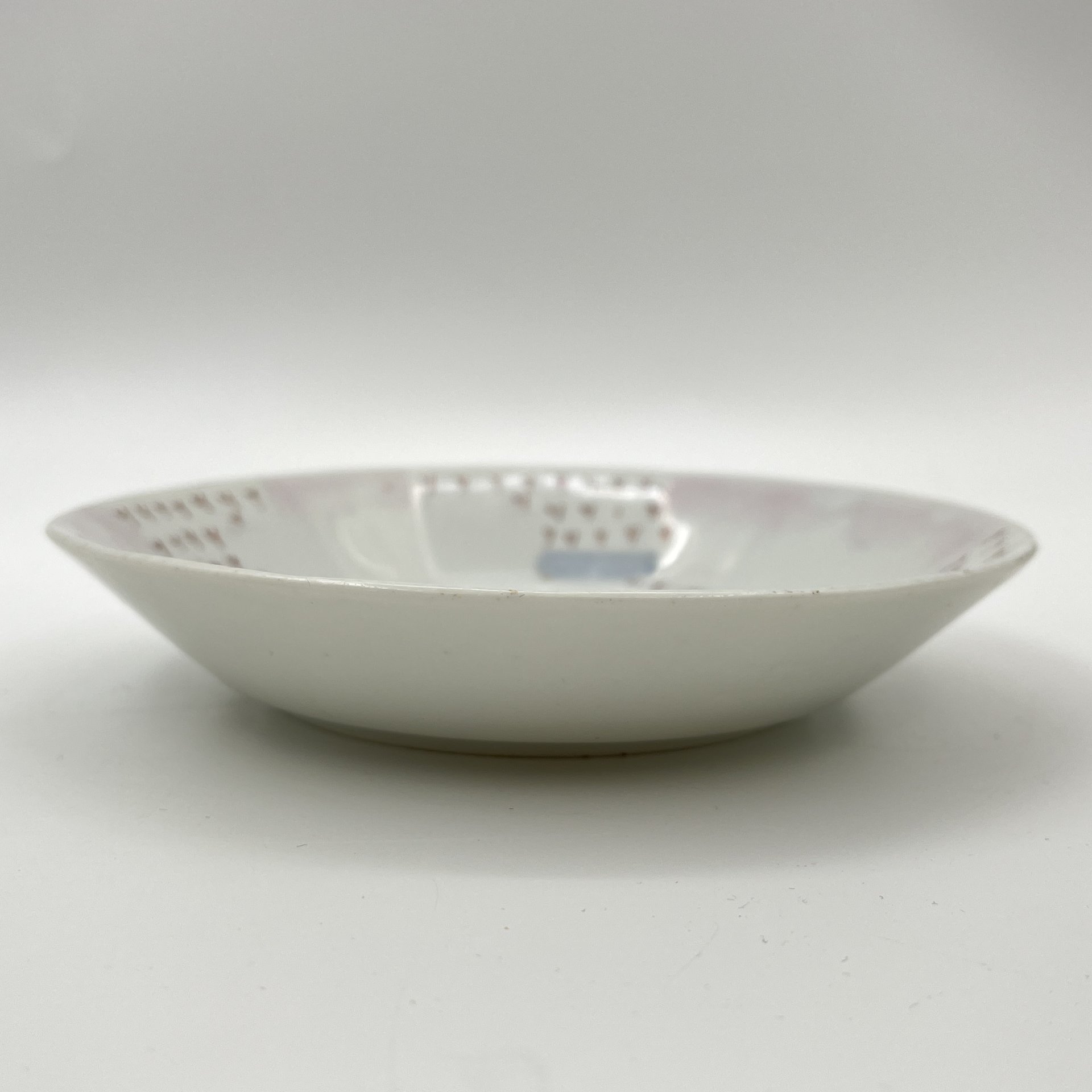 Блюдце, фарфор, роспись, Товарищество М.С. Кузнецова, Российская империя, 1889-1917 гг.