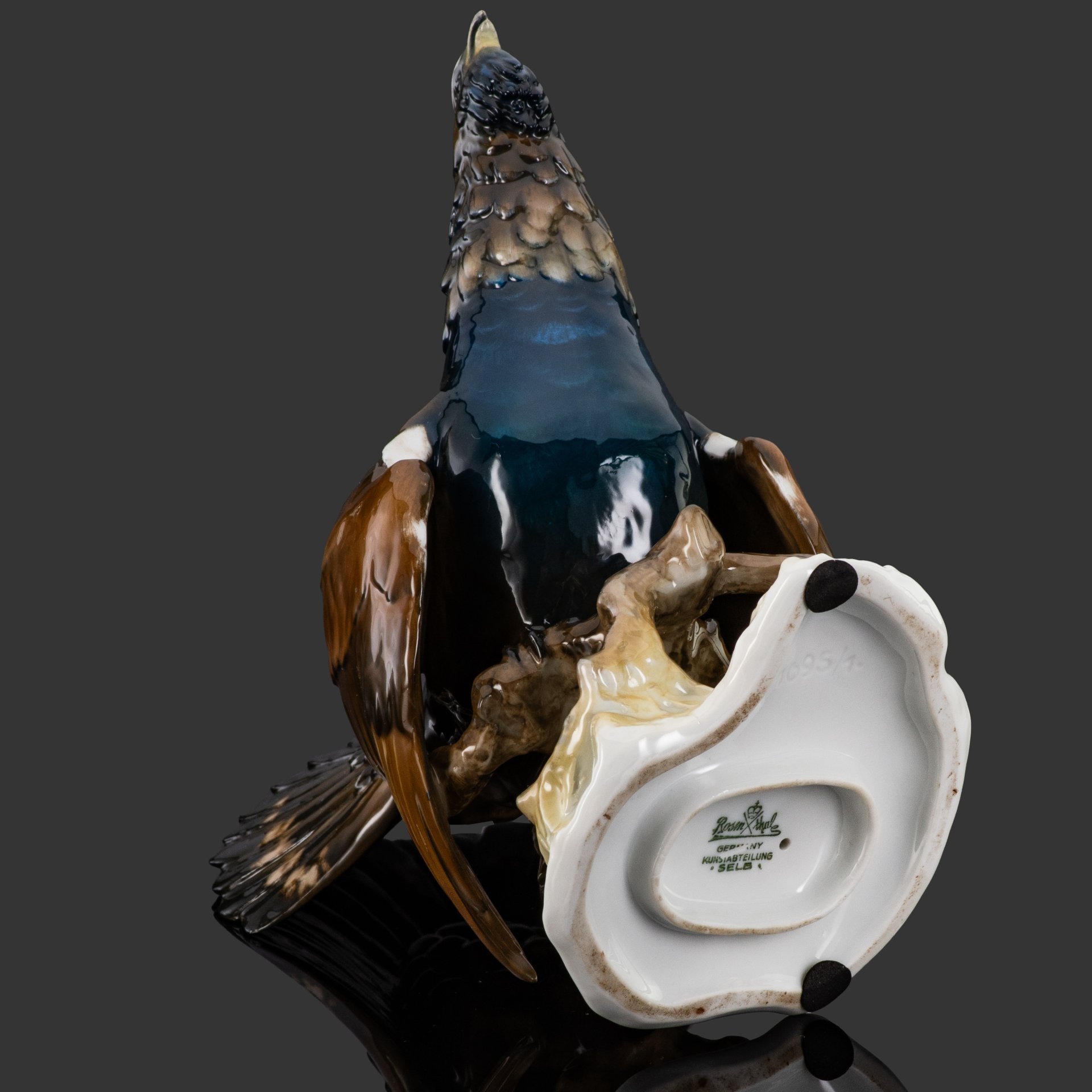 Статуэтка "Глухарь", модель №1695/1, скульптор Heidenreich Fritz, фарфор, роспись, Rosenthal (Розенталь), Германия, 1943 г.